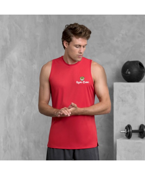 Gym Wear Vest Cool smooth sports Gym Croc Fitness Training, Men's Gym Clothing