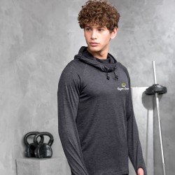 Gym Wear Top Cool cowl neck Gym Croc Fitness Training, Men's Gym Clothing