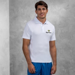 Gym Wear Polo Shirt SuperCool performance Gym Croc Fitness Training, Men's Gym Clothing