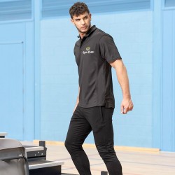 Gym Wear Polo Shirt SuperCool performance Gym Croc Fitness Training, Men's Gym Clothing