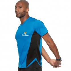 Gym Wear T Shirts Gamegear® Cooltex® team top v-neck short sleeve (regular fit) Gym Croc Fitness Training, Men's Gym Clothing