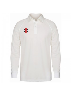 Plain Matrix long sleeve shirt Gray Nicolls 145 GSM