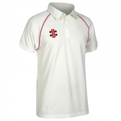 Plain Matrix short sleeve shirt Gray Nicolls 145 GSM