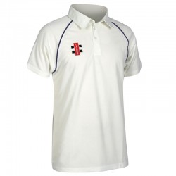 Plain Matrix short sleeve shirt Gray Nicolls 145 GSM