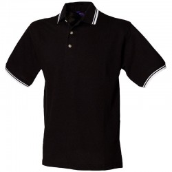 Personalised Polo Shirt personalised Henbury 225gsm with custom text Embroidery or logo