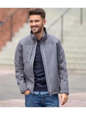 Plain BIONIC SOFT SHELL JACKET RUSSELL 320 GSM