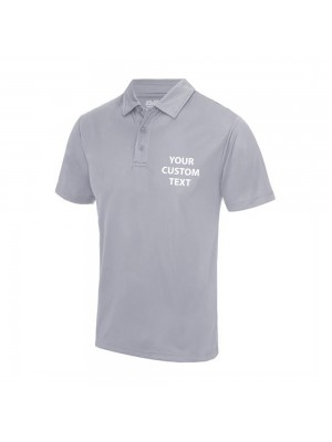 Personalised Polo Shirts AWDis Just Cool 140gsm with custom text Embroidery or logo