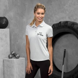 Gym Wear Polo Shirt Girlie cool polo Gym Kitty Fitness Training, Yoga
