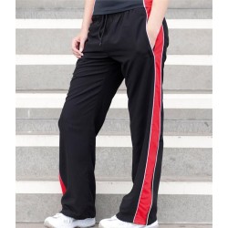 Plain LADIES CONTRAST TRACK PANTS FINDEN & HALES 130 GSM