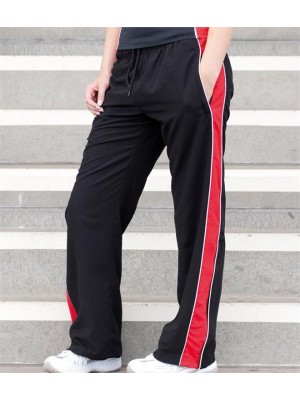 Plain LADIES CONTRAST TRACK PANTS FINDEN & HALES 130 GSM