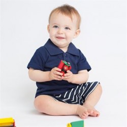 Plain BABY/TODDLER POLO SHIRT LARKWOOD 200 GSM