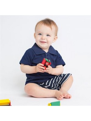 Plain BABY/TODDLER POLO SHIRT LARKWOOD 200 GSM