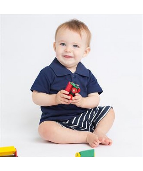 Plain BABY/TODDLER POLO SHIRT LARKWOOD 200 GSM