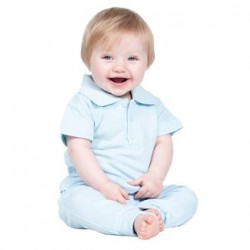 Plain BABY/TODDLER POLO SHIRT LARKWOOD 200 GSM