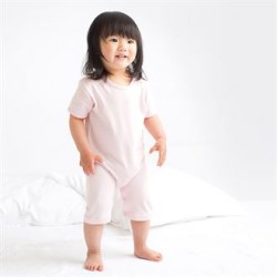 Plain SHORT SLEEVE BABY ROMPER LARKWOOD 200 GSM