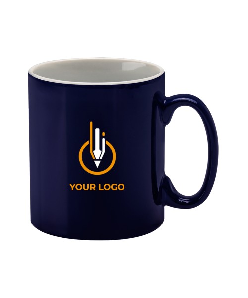  Personalised Corporate Enterprise Mug - Duo Midnight Blue