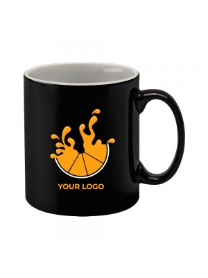  Personalised Corporate Enterprise Mug - Black Duo 