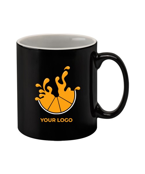  Personalised Corporate Enterprise Mug - Black Duo 