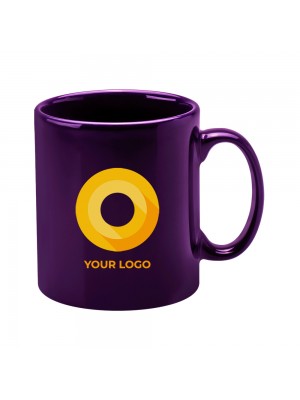  Personalised Corporate Enterprise Mug - Purple