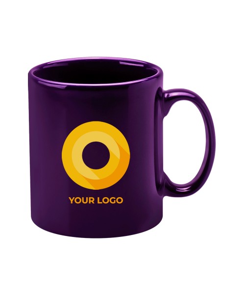  Personalised Corporate Enterprise Mug - Purple