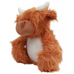 Teddy Zippie Highland Cow Mumbles 