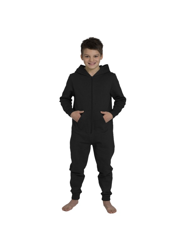 Comfy Co Childrens//Kids Two Tone Contrast All-In-One Onesie