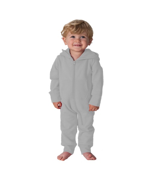 Plain Todddler Heather Grey Comfy Co Baby Onesie