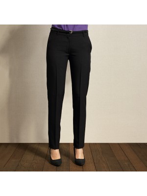 Plain Women's tapered fit polyester Trouser PREMIER 185 GSM