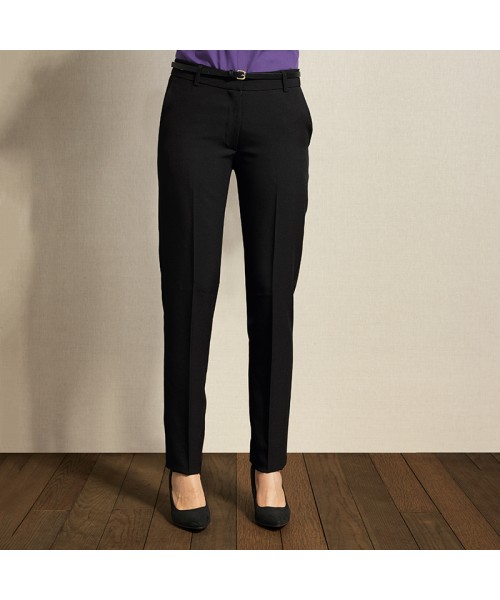 Plain Women's tapered fit polyester Trouser PREMIER 185 GSM