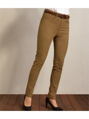 Plain LADIES PERFORMANCE CHINO JEANS PREMIER 260 GSM