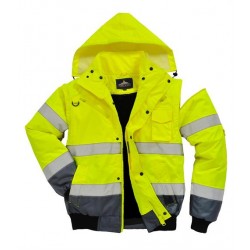 Plain 3-IN-1 HI-VIS BOMBER JACKET PORTWEST