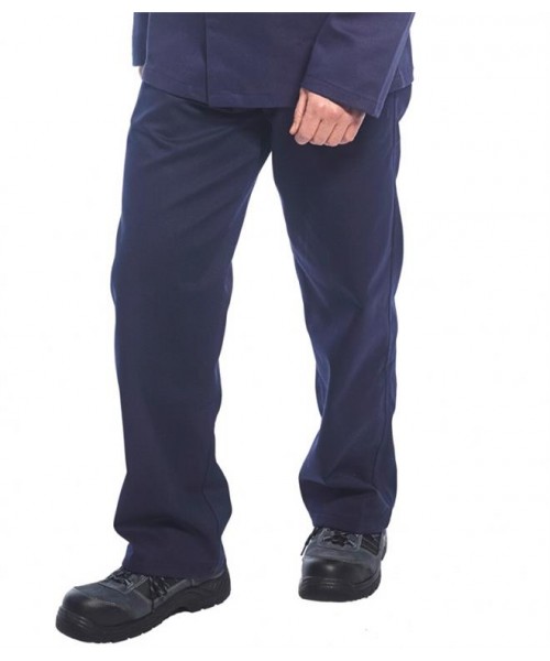 Plain BIZWELD FLAME RESISTANT TROUSERS PORTWEST 330 GSM