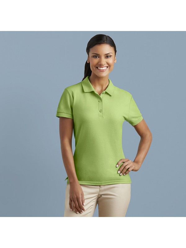 Plain sport shirt Women's premium cotton double piqué GILDAN 211