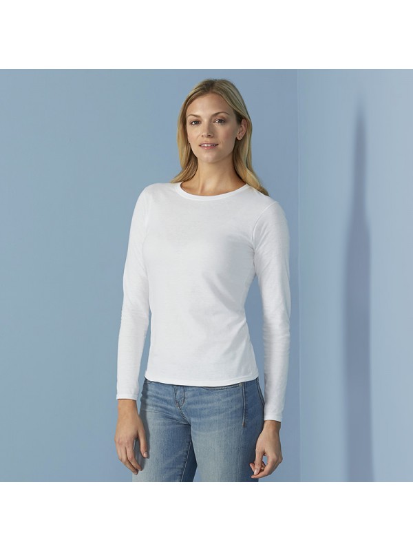 plain long sleeve t shirts women's