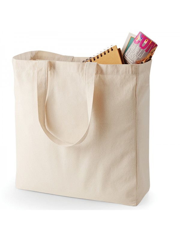 Plain Canvas Classic Shopper BAGS QUADRA 285 GSM