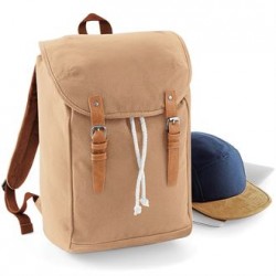 Plain VINTAGE RUCKSACK BAG QUADRA 640 GSM