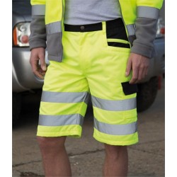 Plain SAFE-GUARD HI-VIS CARGO SHORTS RESULT 280 GSM