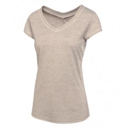 Plain LADIES ASHRAMA V NECK T-SHIRT REGATTA ACTIVEWEAR 165 GSM