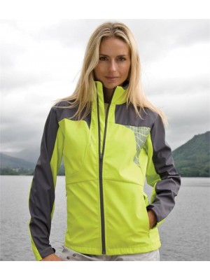 Plain LADIES TEAM SOFT SHELL JACKET SPIRO