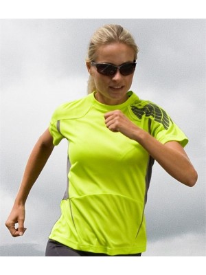 Plain LADIES TRAINING SHIRT SPIRO 145 GSM