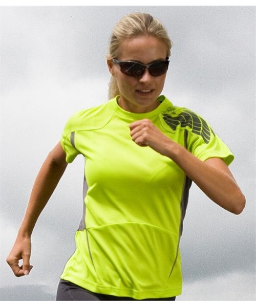 Plain LADIES TRAINING SHIRT SPIRO 145 GSM