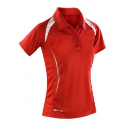 Plain LADIES TEAM SPIRIT POLO SHIRT SPIRO 145 GSM