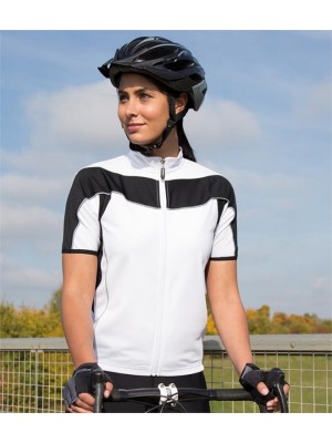 Plain LADIES BIKEWEAR CYCLING TOP SPIRO 170 GSM