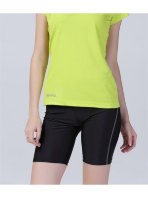 Plain LADIES BODYFIT BASE LAYER SHORTS SPIRO 200 GSM