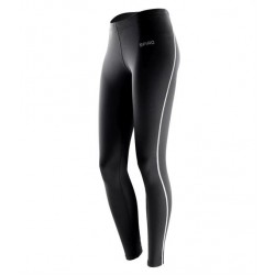 Plain LADIES BODYFIT BASE LAYER LEGGINGS SPIRO 200 GSM