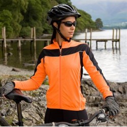 Plain LADIES BIKEWEAR LONG SLEEVE PERFORMANCE CYCLING TOP SPIRO 170 GSM