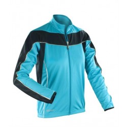 Plain LADIES BIKEWEAR LONG SLEEVE PERFORMANCE CYCLING TOP SPIRO 170 GSM