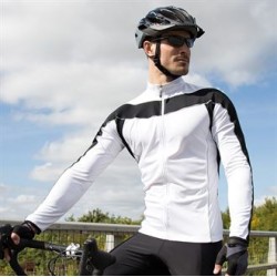 Plain BIKEWEAR LONG SLEEVE PERFORMANCE CYCLING TOP SPIRO 170 GSM