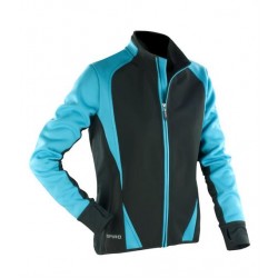 Plain LADIES FREEDOM SOFT SHELL JACKET SPIRO