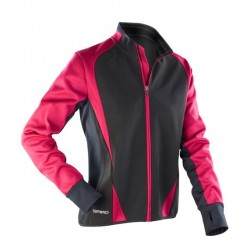 Plain LADIES FREEDOM SOFT SHELL JACKET SPIRO